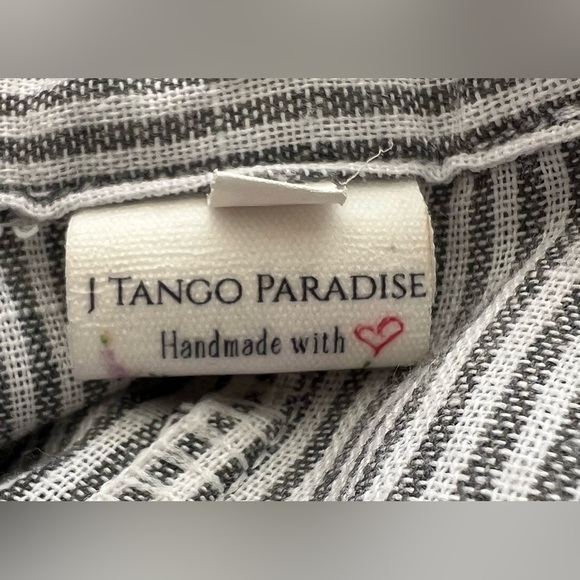 Tango Paradise Oversized Linen Beach Dress - Picture 7 of 7